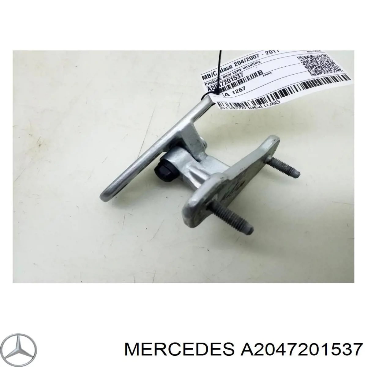 A2047201537 Mercedes Bisagra de puerta delantera izquierda