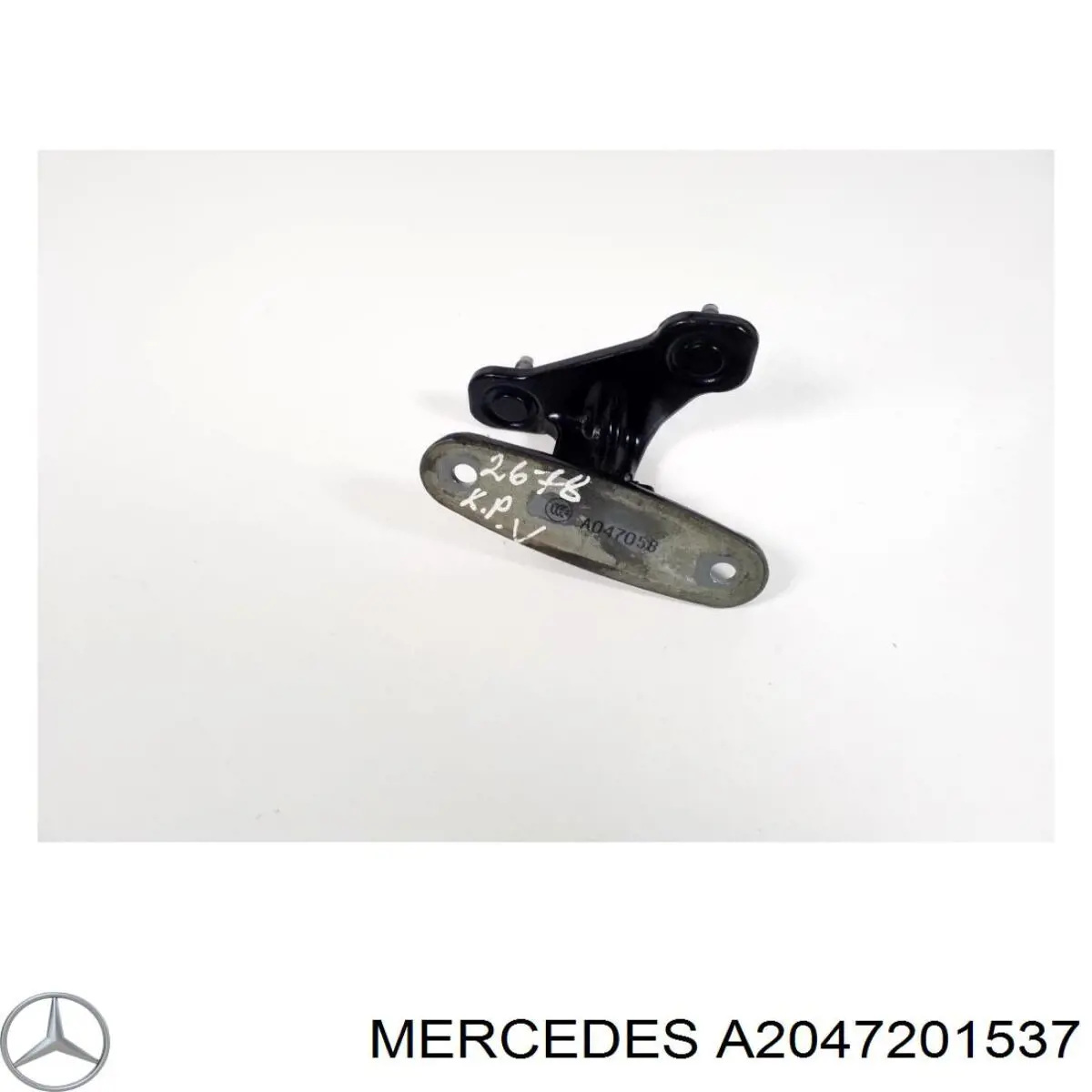 Bisagra de puerta delantera izquierda A2047201537 Mercedes