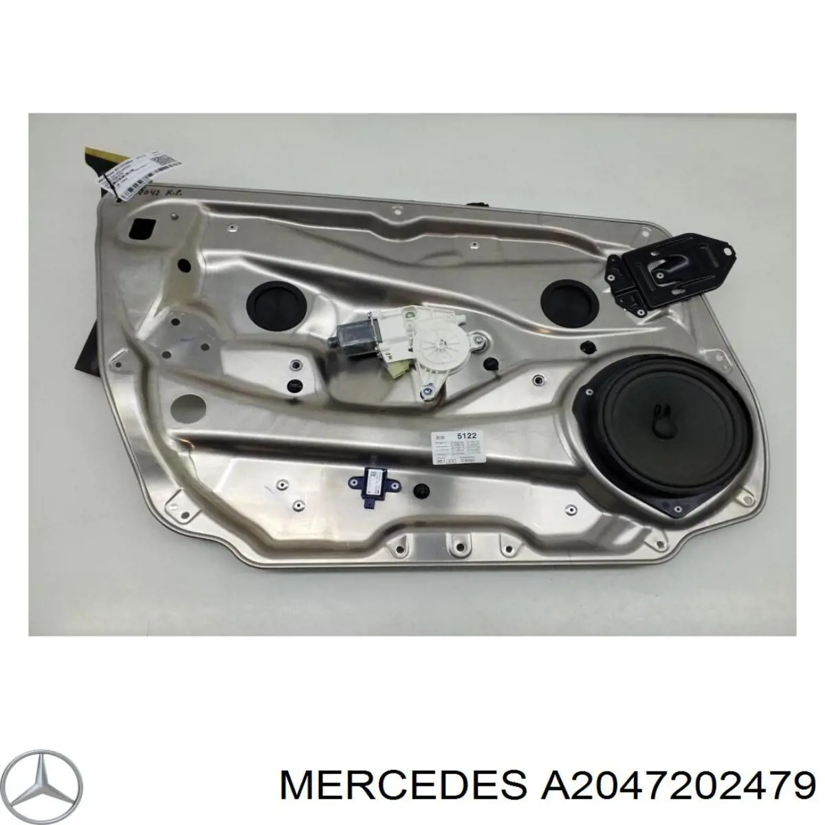 2127201579 Mercedes mecanismo de elevalunas, puerta delantera izquierda