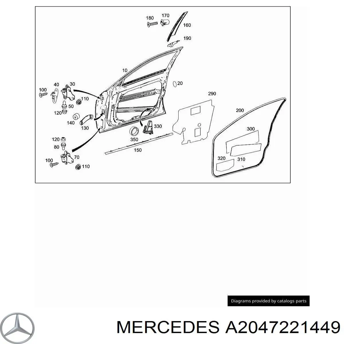  Mercedes A2047221449 precio, desde 24,17 EUR