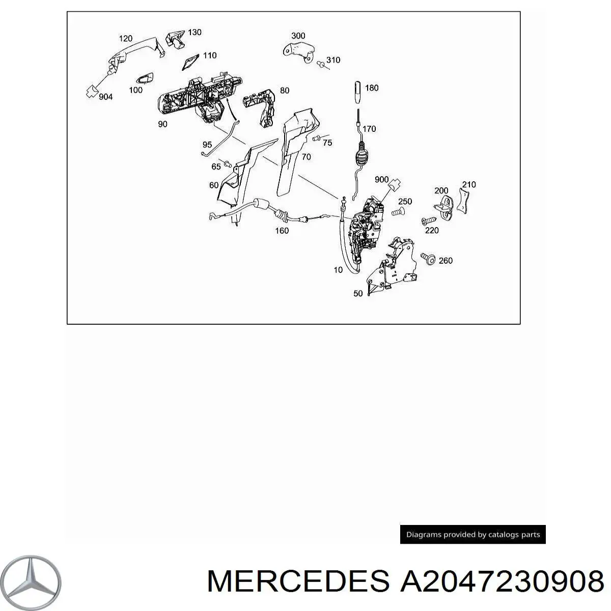  Mercedes A2047230908 precio, desde 23,66 EUR