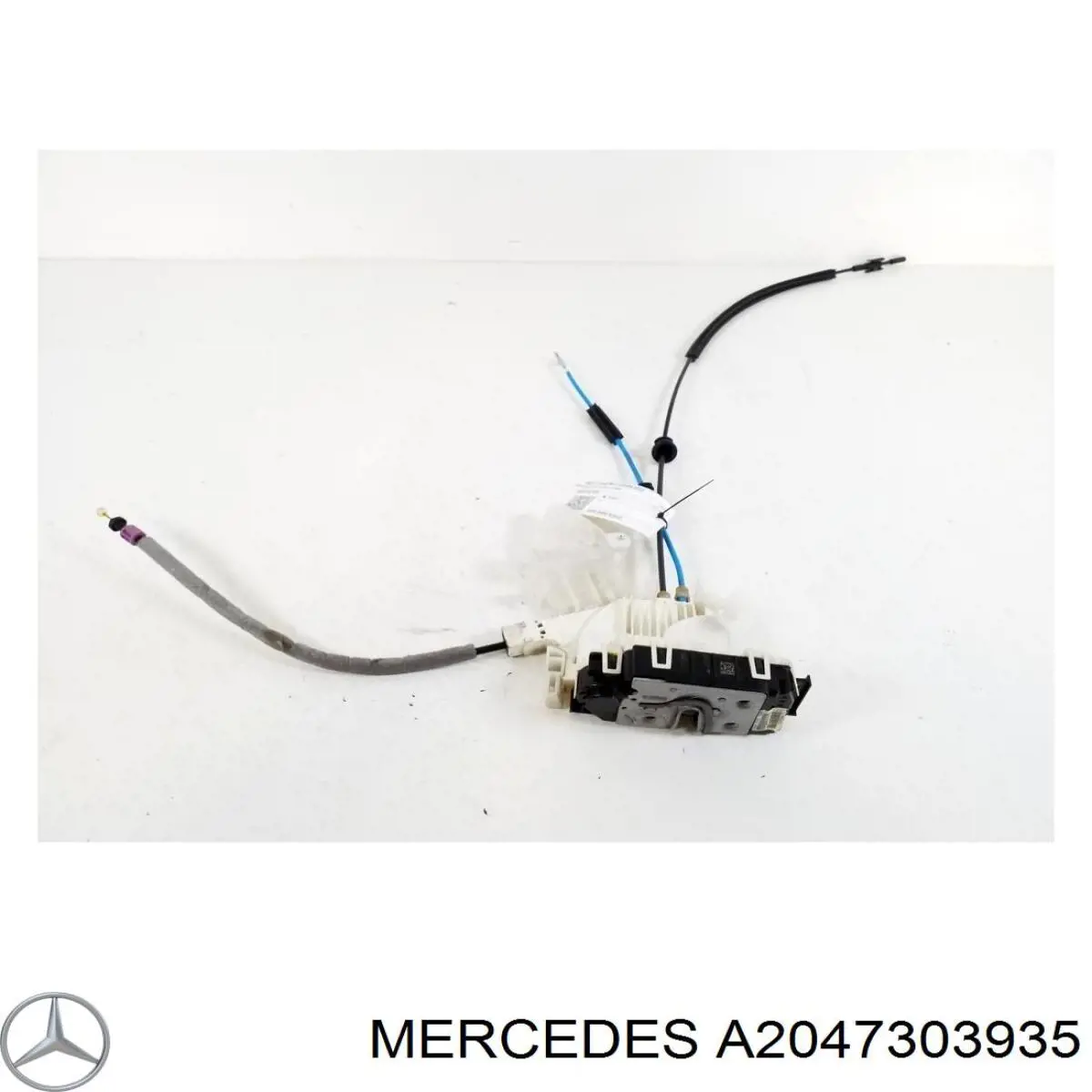 Cerradura de puerta trasera izquierda A2047303935 Mercedes