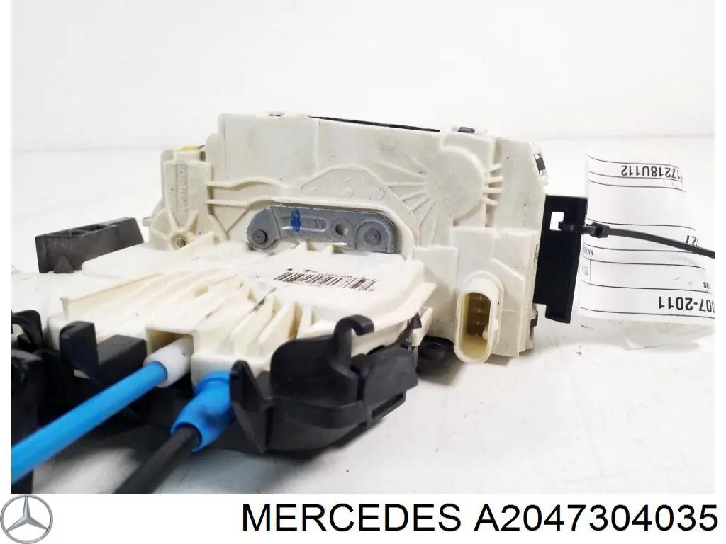 Cerradura de la puerta trasera derecha A2047304035 Mercedes