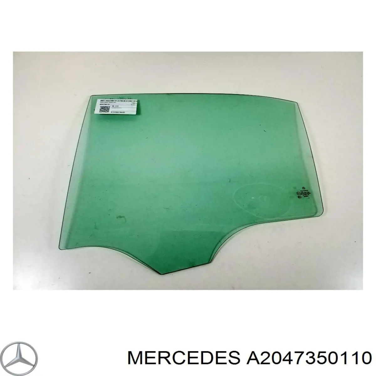 A2047350110 Mercedes luna de puerta trasera izquierda