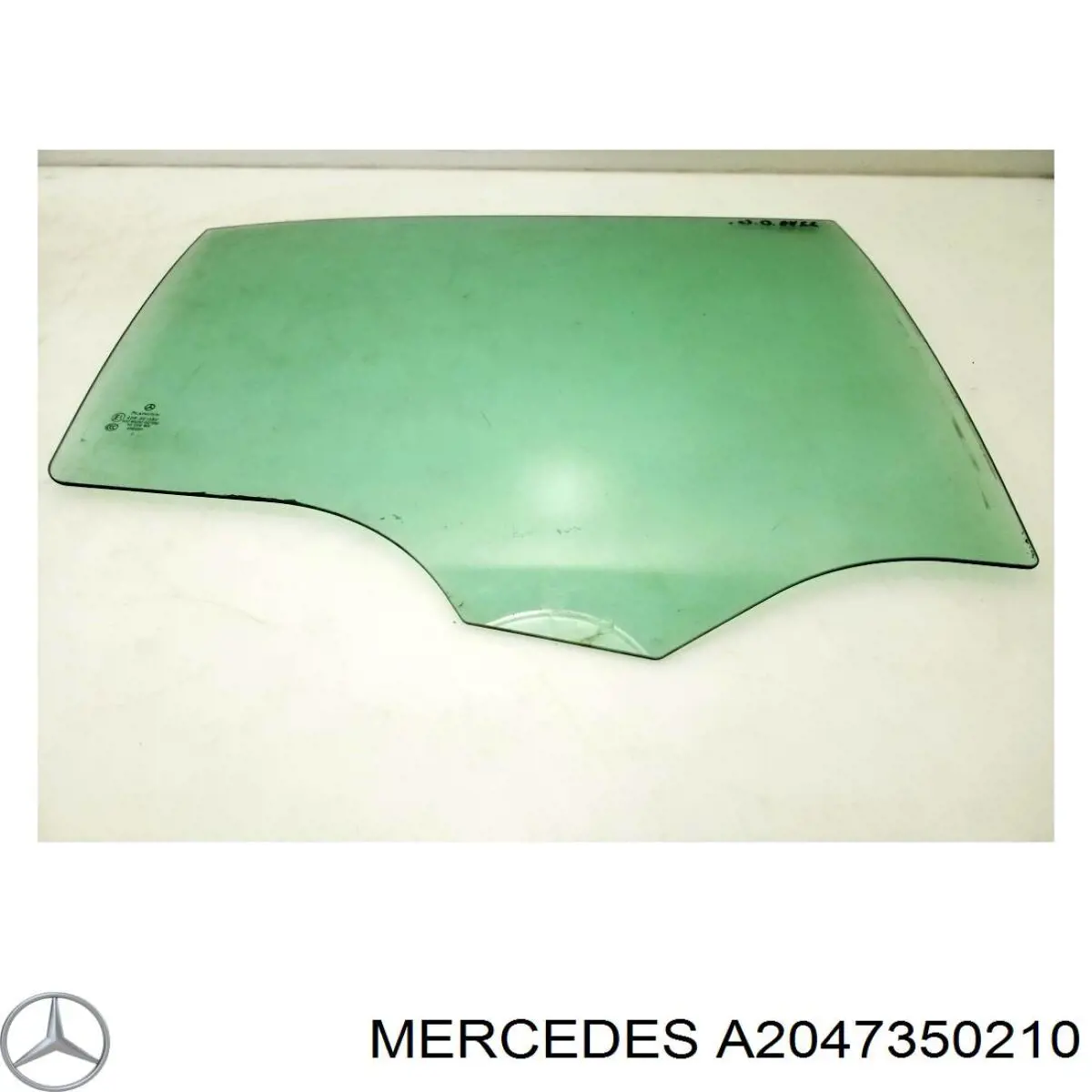 A2047350210 Mercedes luna de puerta trasera derecha