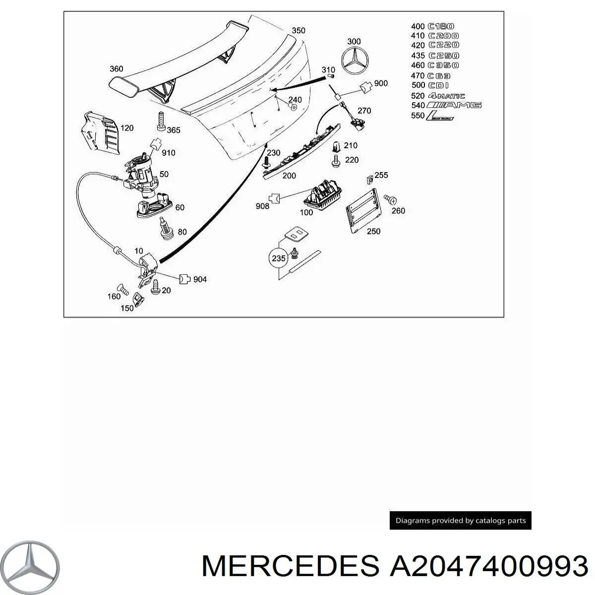 A2047400993 Mercedes