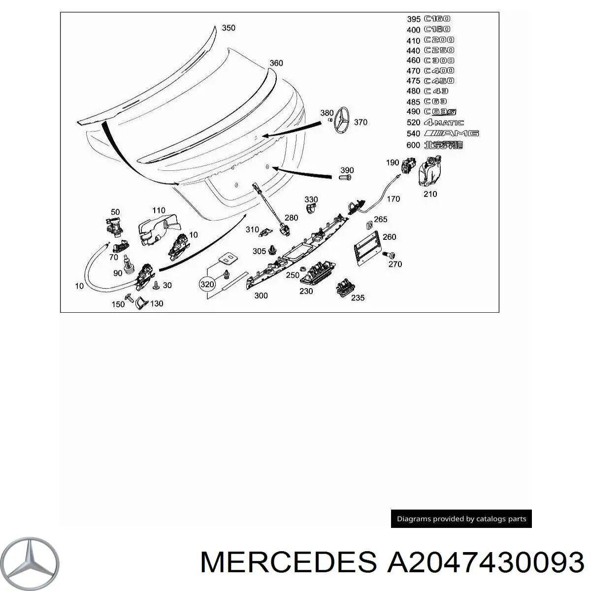 A2047430093 Mercedes 