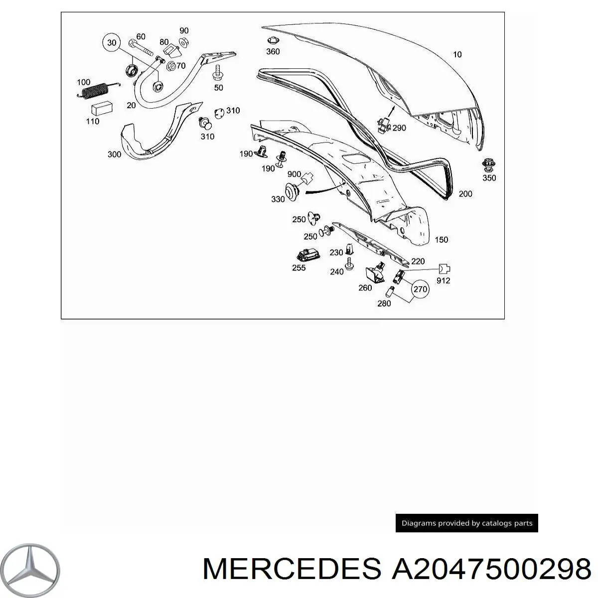  Mercedes A2047500298 precio, desde 47,92 EUR
