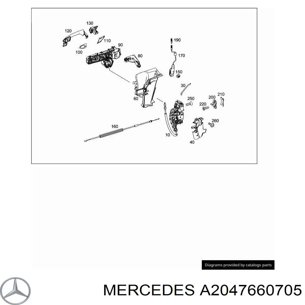 Mercedes A2047660705 precio, desde 10,50 EUR
