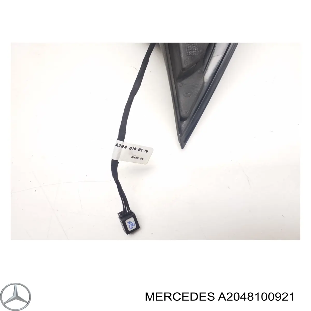 A2048100921 Mercedes cristal de espejo retrovisor exterior izquierdo