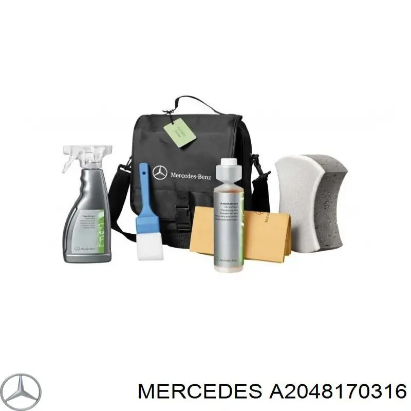 A2048170316 Mercedes Emblema de la parrilla del radiador