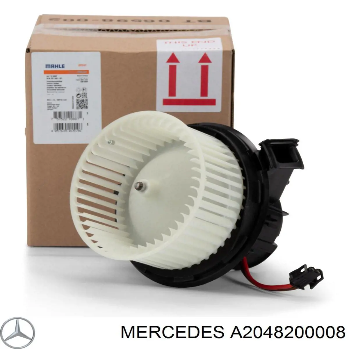 A2048200008 Mercedes motor eléctrico, ventilador habitáculo