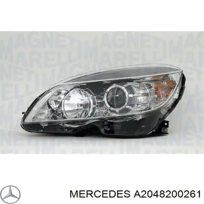 A2048200261 Mercedes faro derecho