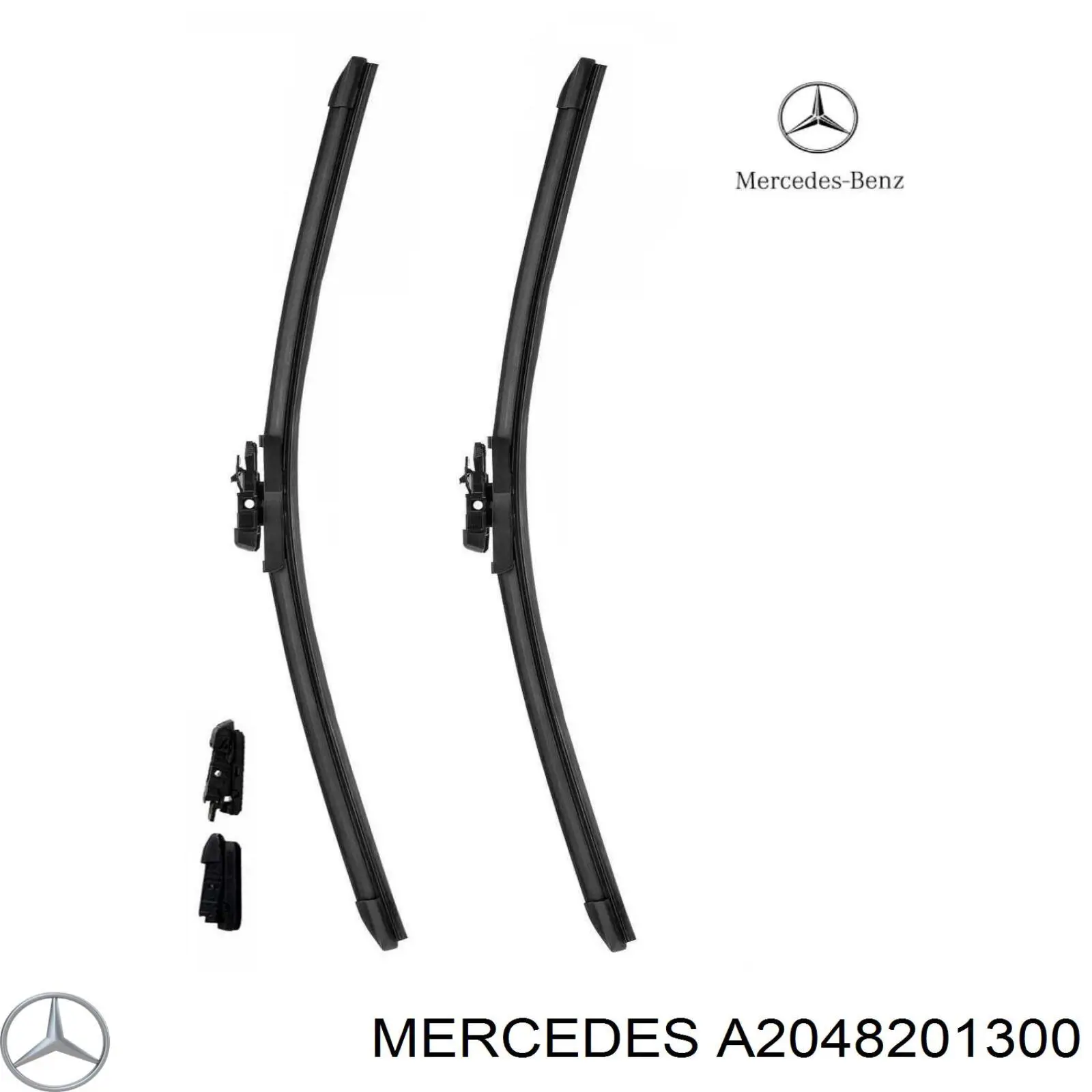 Escobillas delanteras Mercedes A2048201300 precio, desde 27,07 EUR