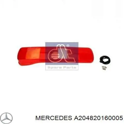 Comprar A2048200277 Mercedes Placa de contacto de luz trasera