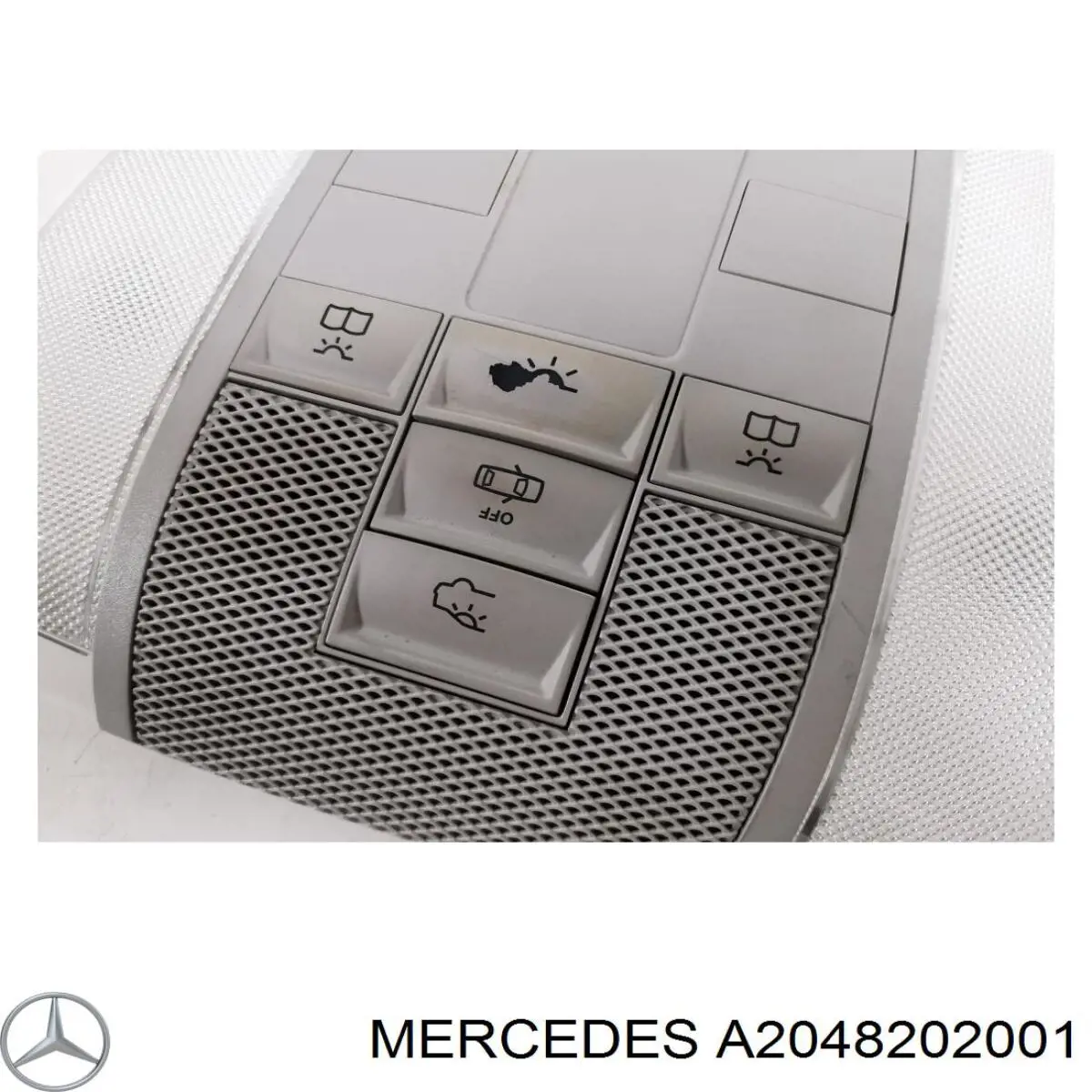 A2048202001 Mercedes Luz de techo interior (cabina)