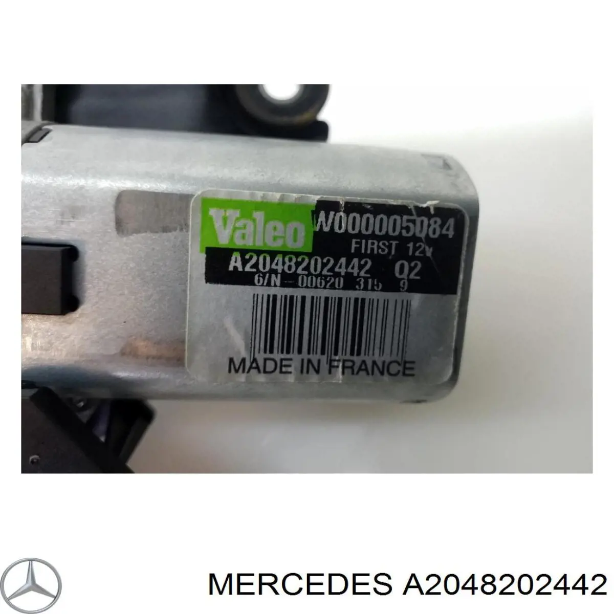 Motor limpiaparabrisas luna trasera Mercedes A2048202442