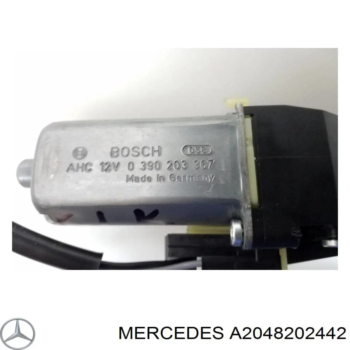 A2048202442 Mercedes Motor del limpiaparabrisas trasero