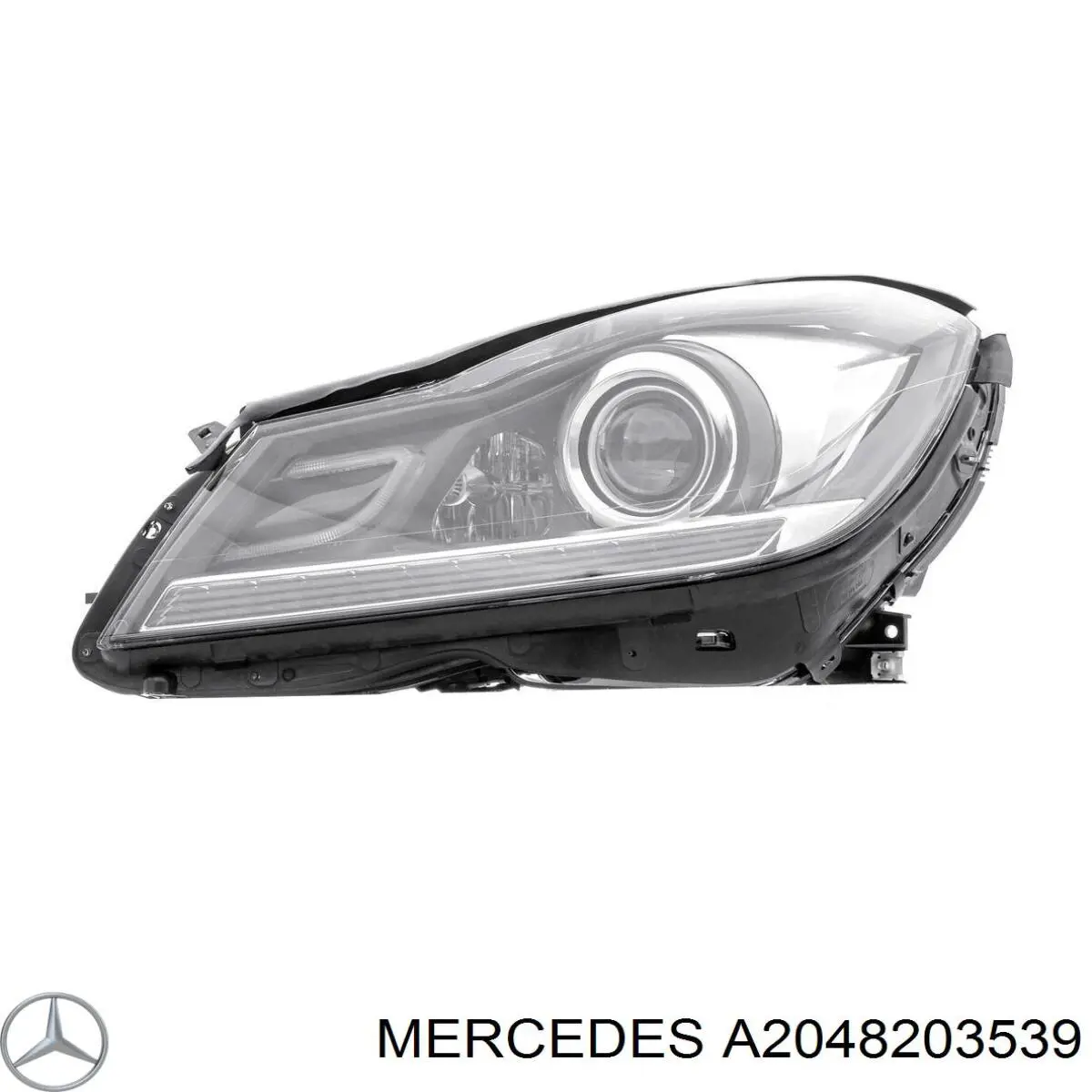 A2048203539 Mercedes faro izquierdo