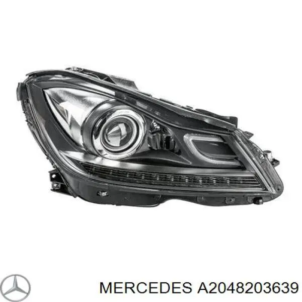 Faro derecho Mercedes A2048203639 precio, desde 793,42 EUR