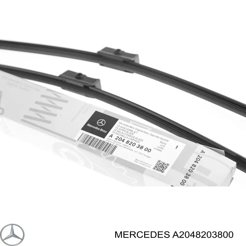 Escobillas delanteras Mercedes A2048203800 precio, desde 21,99 EUR