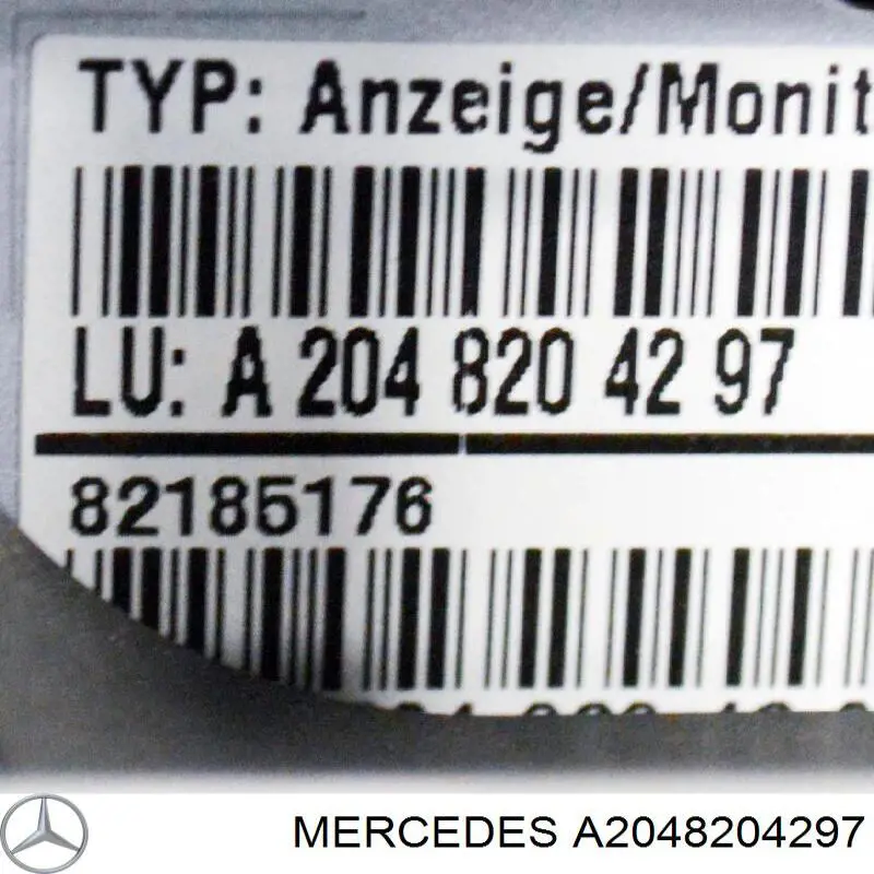 Pantalla 2048204297 Mercedes