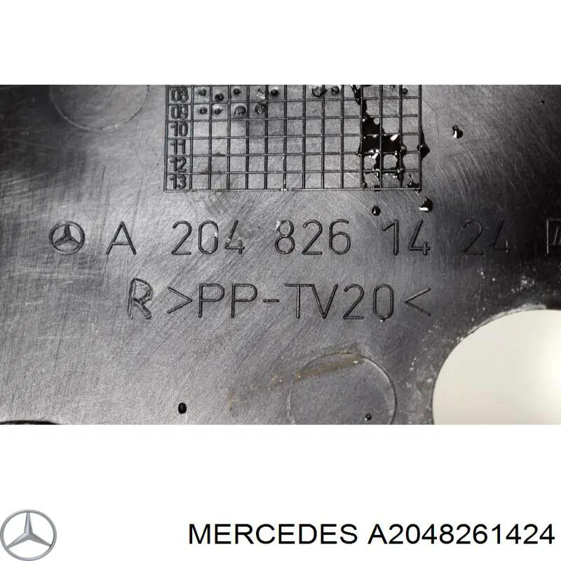 Comprar A2048261424 Mercedes Cubierta de faro derecho