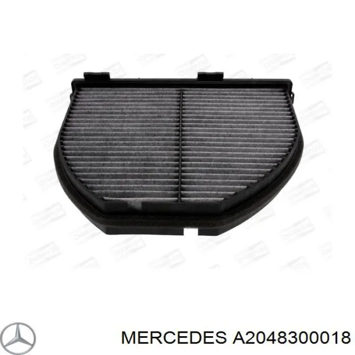 A2048300018 Mercedes filtro de habitáculo