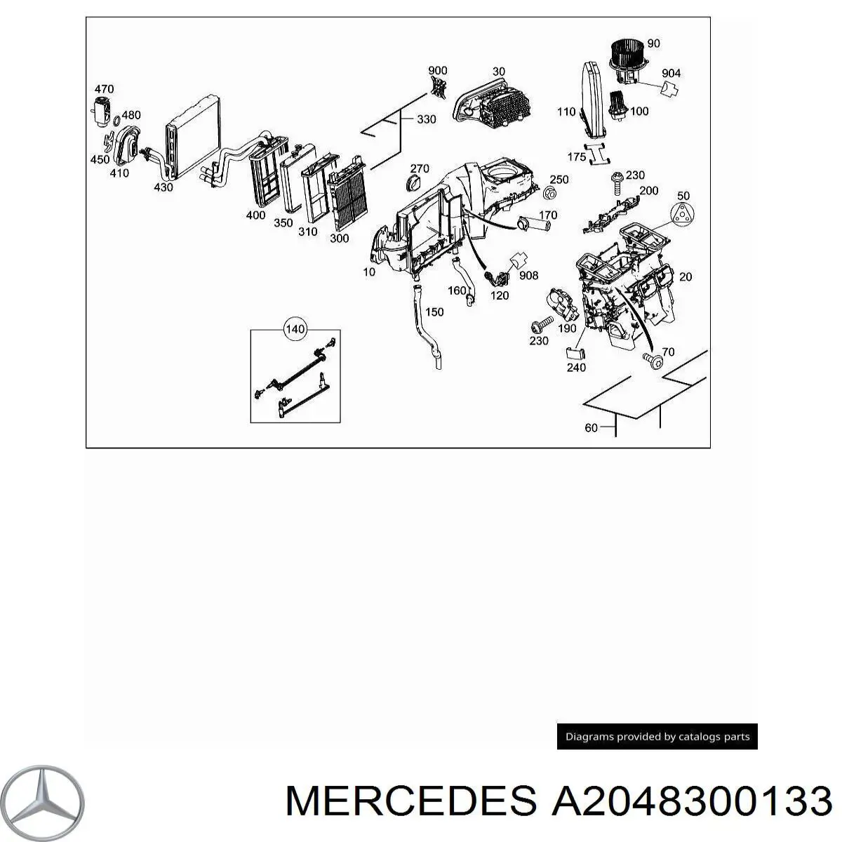 A2048300133 Mercedes 