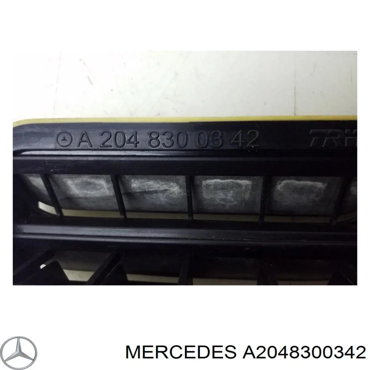 Rejilla de ventilación del habitáculo trasera izquierda 204830034264 Mercedes
