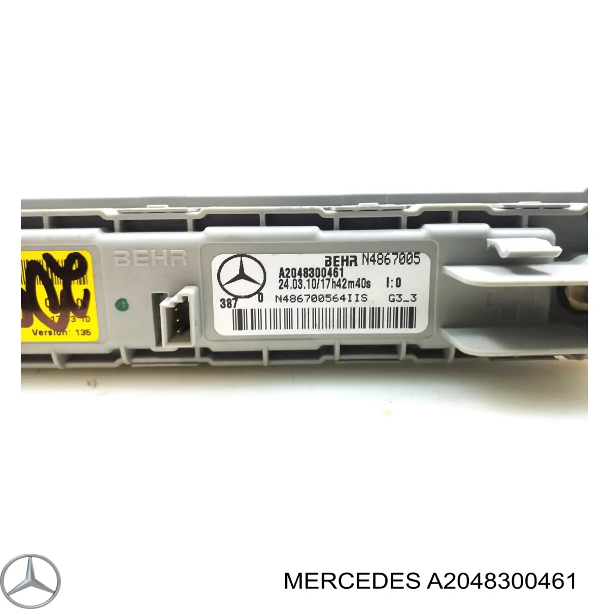 Radiador de calefacción trasero Mercedes A2048300461 precio, desde 45,01 EUR