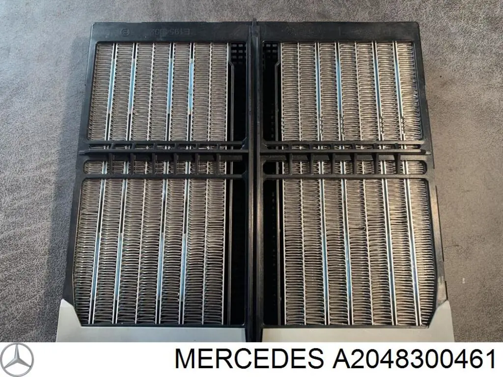 A2048300261 Mercedes radiador de calefacción trasero
