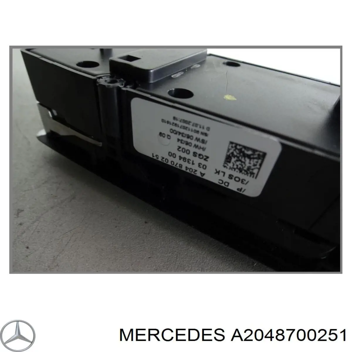 Comprar 21282083109107 Mercedes Interruptor de elevalunas delantera izquierda