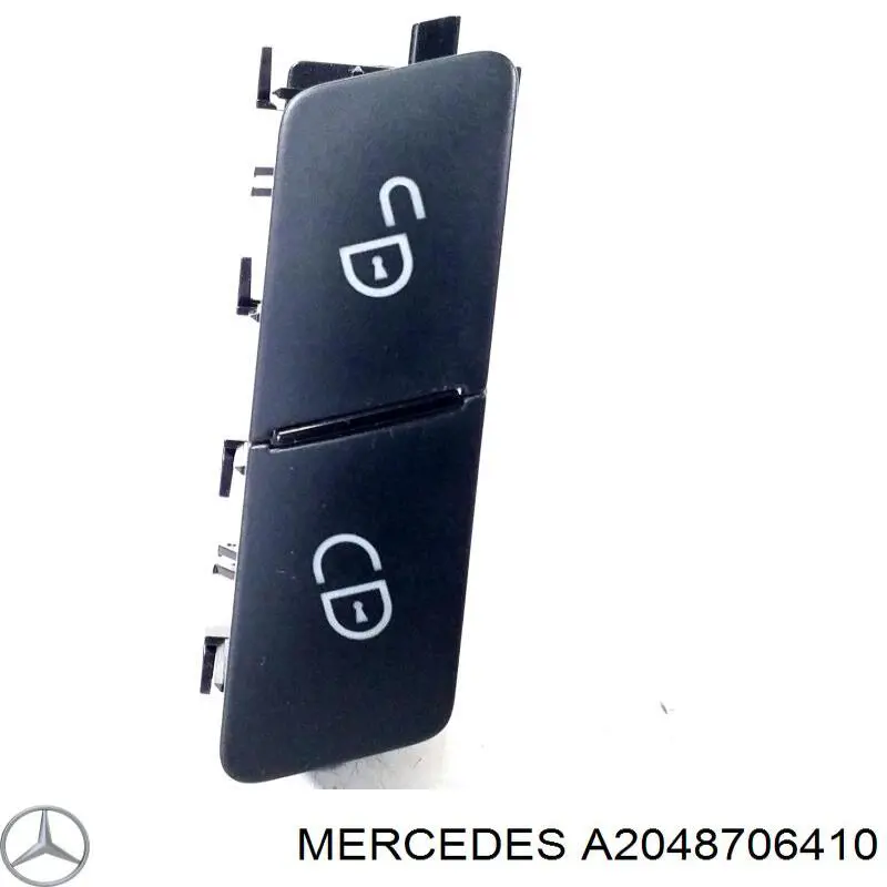 A2048706410 Mercedes Botón de bloqueo de puertas