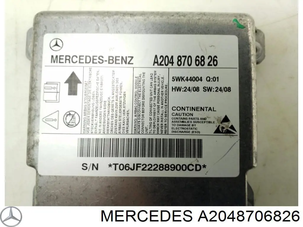 Comprar A2049012604 Mercedes Módulo de control de airbag