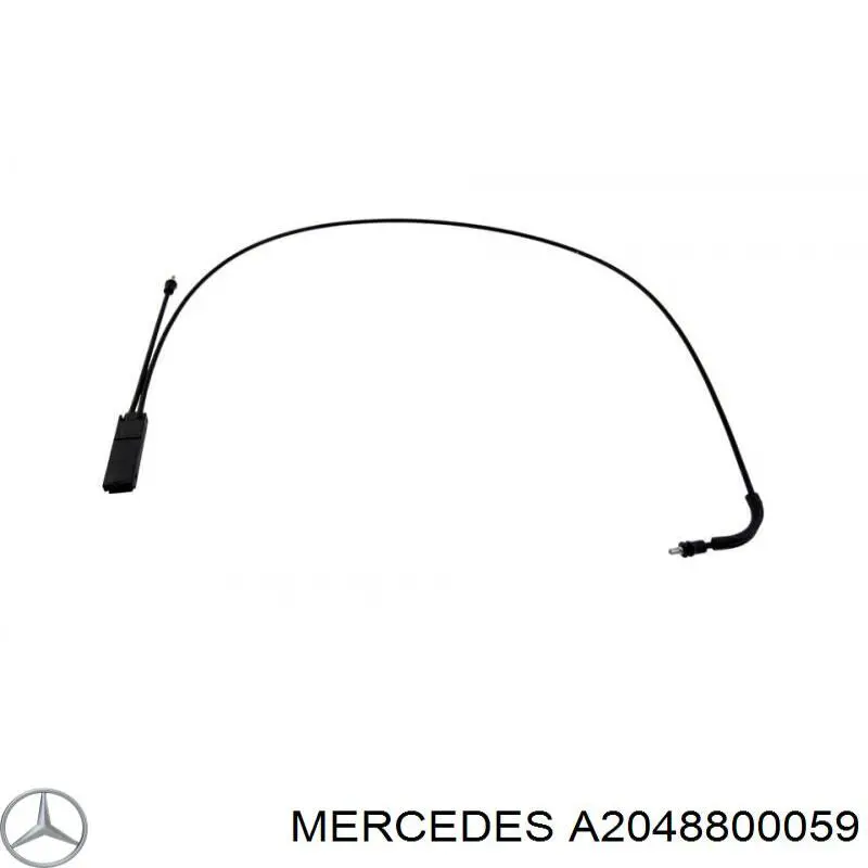 Tirador del cable del capó delantero para Mercedes C (W204)