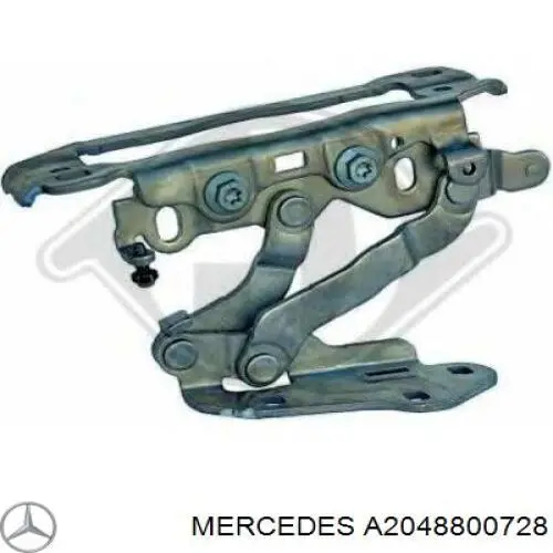 Bisagra izquierda del capó A2048800728 Mercedes