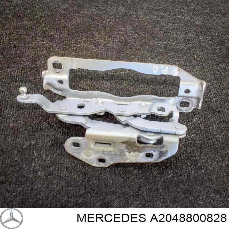 Bisagra derecha del capó Mercedes A2048800828 precio, desde 46,46 EUR