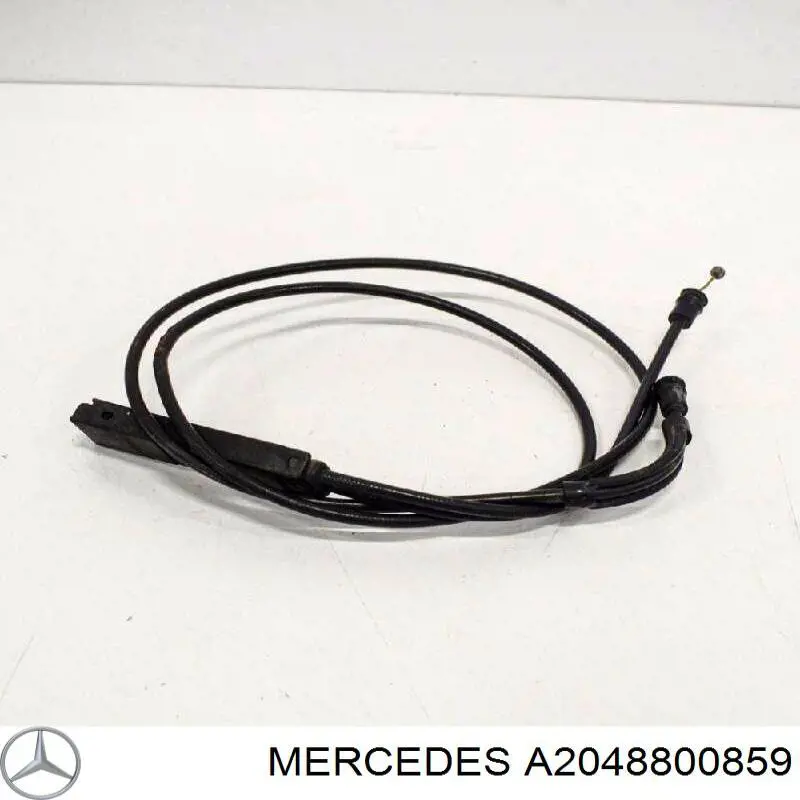 2048800459 Mercedes tirador del cable del capó delantero