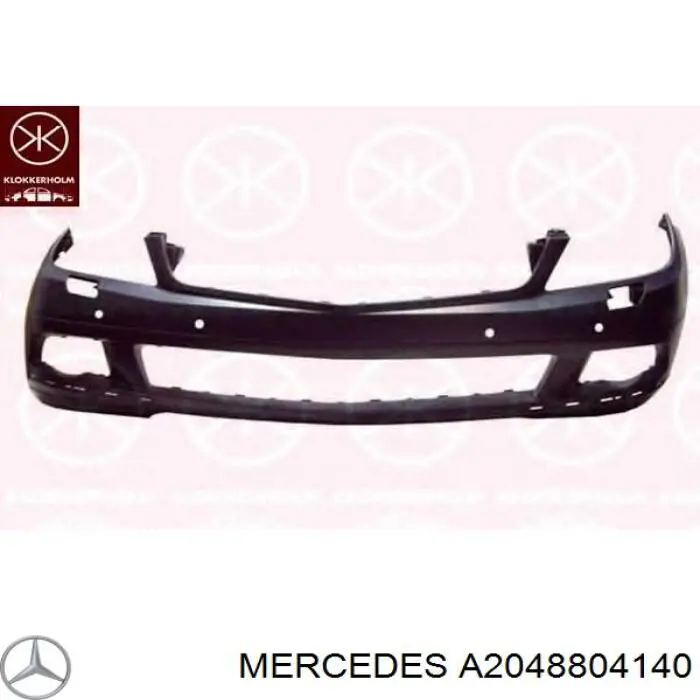 A2048804140 Mercedes parachoques delantero