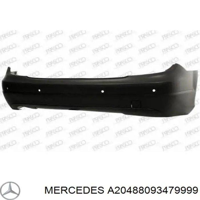 A20488093479999 Mercedes parachoques trasero