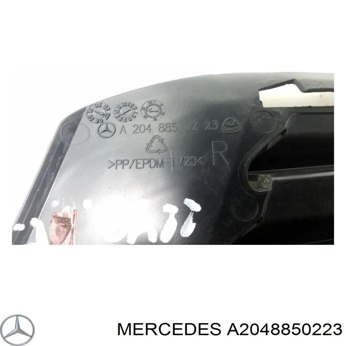 Comprar A2048850223 Mercedes Tapa de rejilla de faro antiniebla delantero derecho
