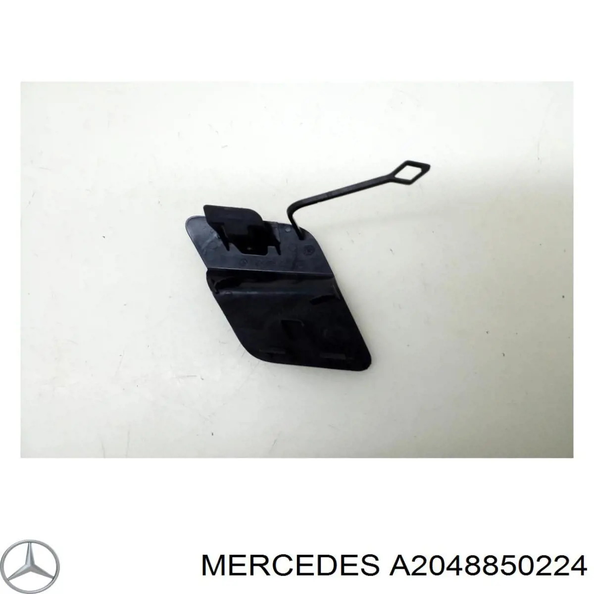 A2048850224 Mercedes cobertura de parachoques, enganche de remolque, delantera