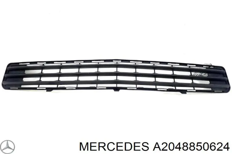 A2048850624 Mercedes rejilla de ventilación, parachoques trasero, central