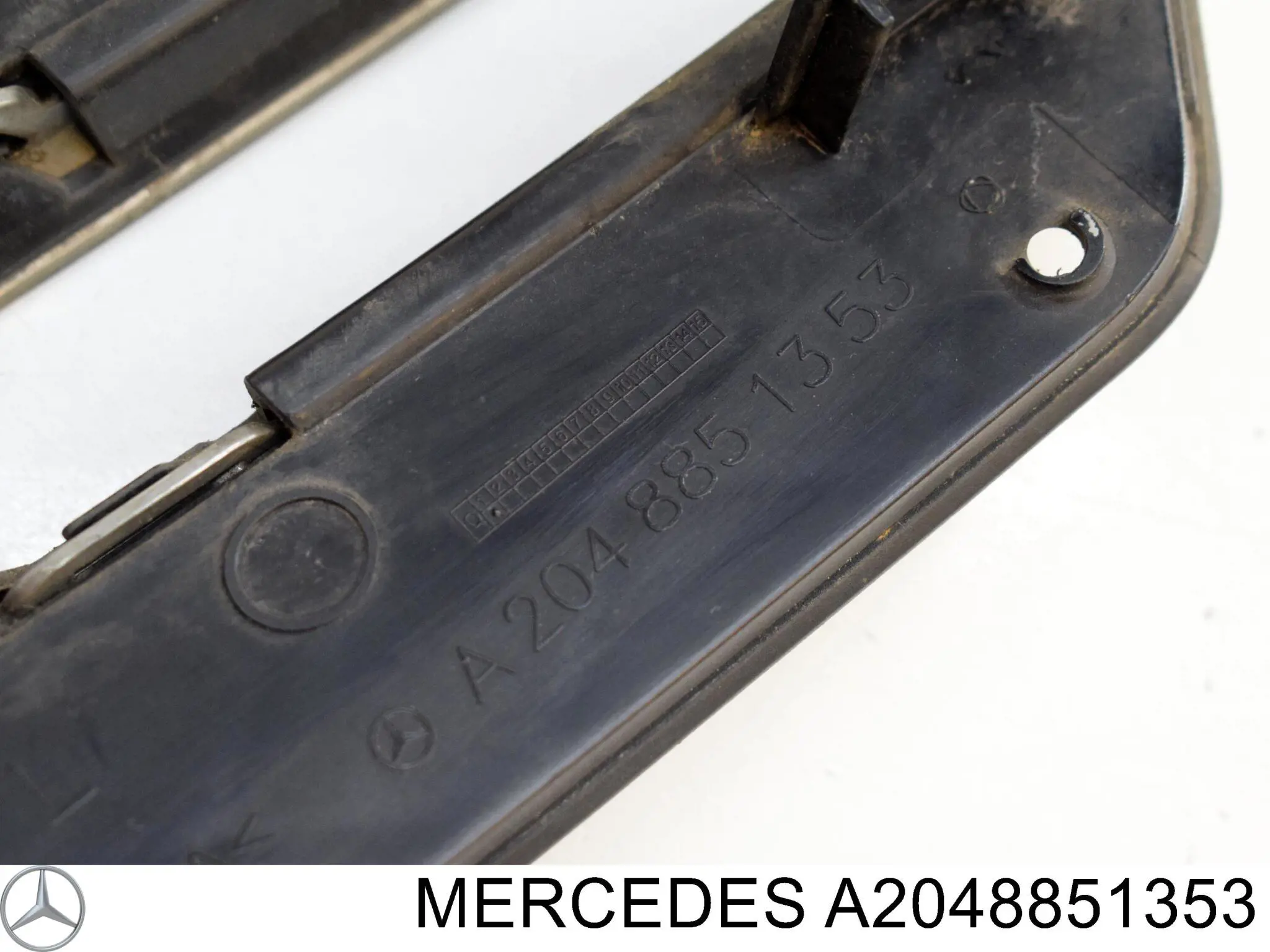 Rejilla de ventilación, parachoques trasero, izquierda para Mercedes C (W204)