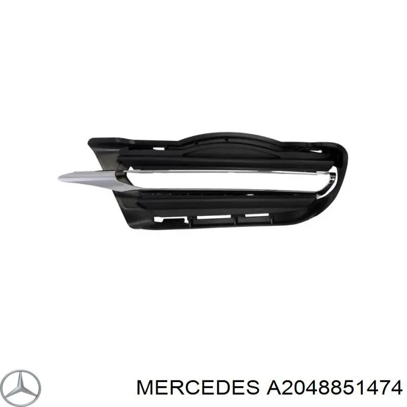 Embellecedor, faro antiniebla derecho para Mercedes C (W204)