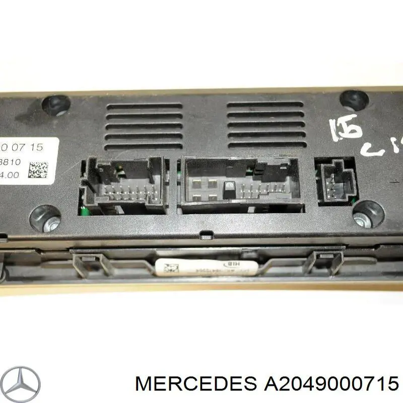 A2049000715 Mercedes unidad de control, calefacción/ventilacion
