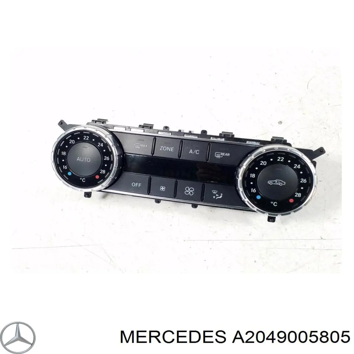 A2049005805 Mercedes unidad de control, calefacción/ventilacion