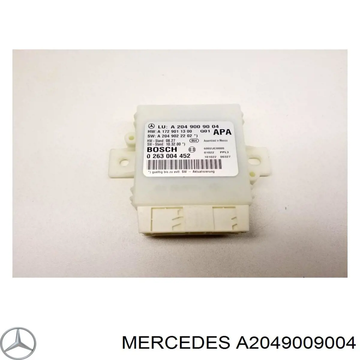 Módulo de control del asistente de aparcamiento Mercedes A2049009004 precio, desde 90,02 EUR