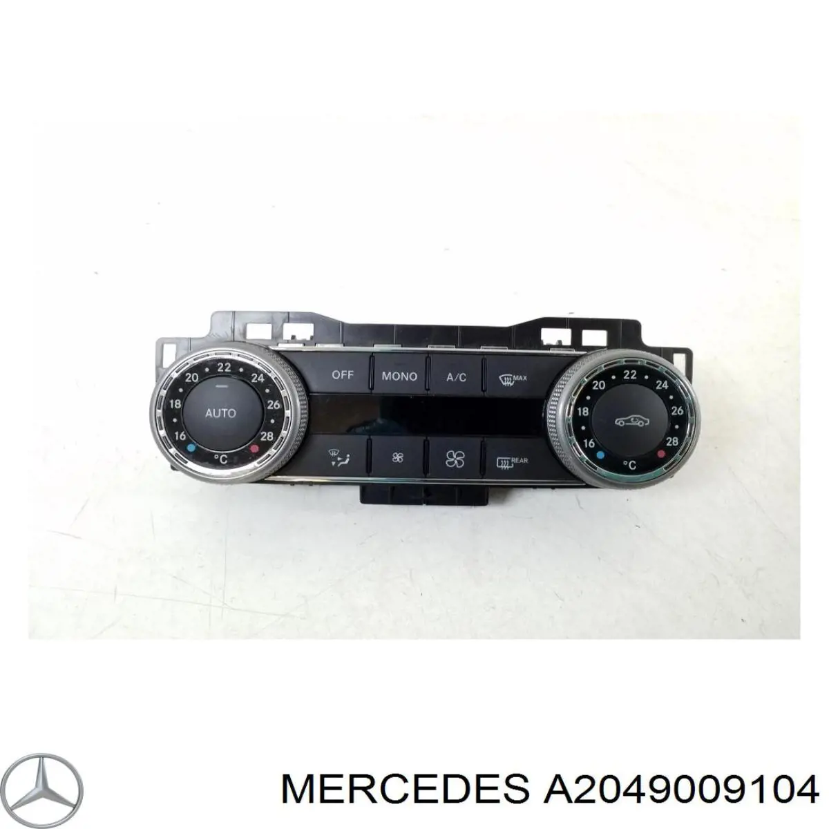 A2049009104 Mercedes unidad de control, calefacción / ventilación